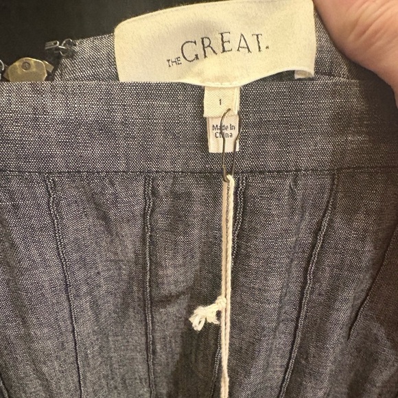 THE GREAT THE RHYTHM SKIRT Color: Smoke Wash Size 1 Small NWT - Picture 6 of 6